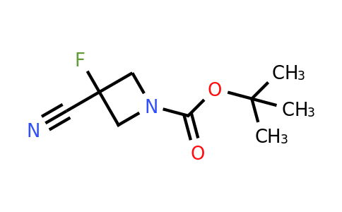 1788041-57-5 | tert-Butyl 3-cyano-3-fluoro-azetidine-1-carboxylate