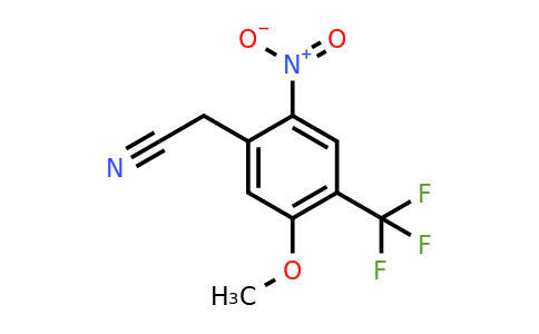 178896-77-0 | 2-(5-Methoxy-2-nitro-4-(trifluoromethyl)phenyl)acetonitrile