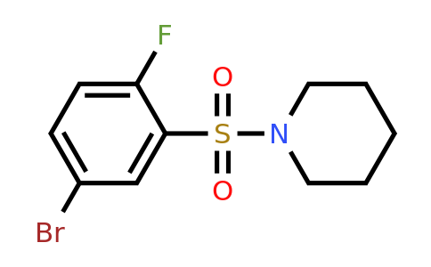 1790694-16-4 | 1-[(5-Bromo-2-fluorobenzene)sulfonyl]piperidine