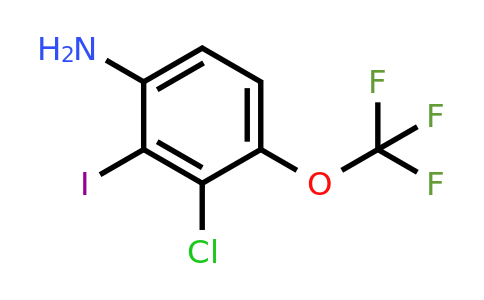 1792885-92-7 | 3-Chloro-2-iodo-4-(trifluoromethoxy)aniline