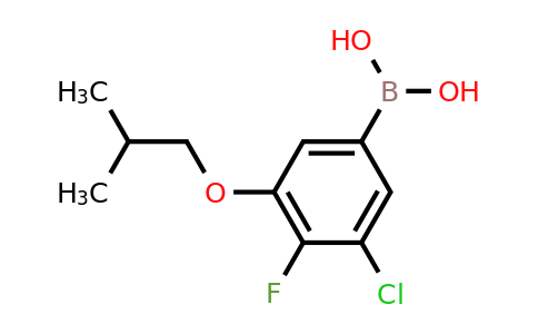 1793003-51-6 | 3-Chloro-4-fluoro-5-(2-methylpropoxy)phenylboronic acid