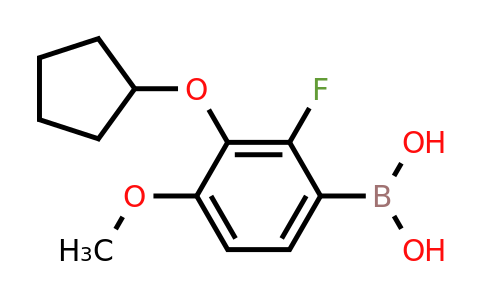 1793003-66-3 | 3-(Cyclopentyloxy)-2-fluoro-4-methoxyphenylboronic acid