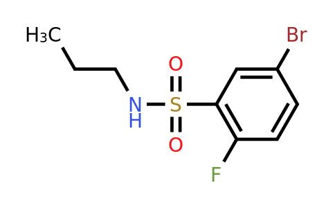 1795717-10-0 | 5-Bromo-2-fluoro-N-propylbenzenesulfonamide