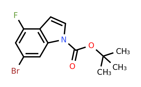 1799412-27-3 | tert-Butyl 6-bromo-4-fluoro-1H-indole-1-carboxylate