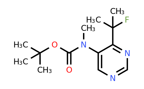 1799579-76-2 | tert-Butyl (4-(2-fluoropropan-2-yl)pyrimidin-5-yl)(methyl)carbamate