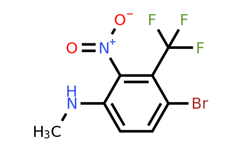 1799976-87-6 | 4-Bromo-N-methyl-2-nitro-3-(trifluoromethyl)aniline