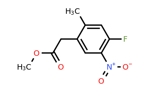 1803278-06-9 | Methyl 4-fluoro-2-methyl-5-nitrophenylacetate