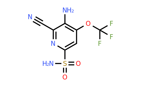 3-Amino-2-cyano-4-(trifluoromethoxy)pyridine-6-sulfonamide