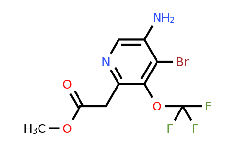 1803446-74-3 | Methyl 5-amino-4-bromo-3-(trifluoromethoxy)pyridine-2-acetate