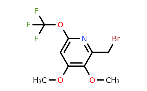 2-(Bromomethyl)-3,4-dimethoxy-6-(trifluoromethoxy)pyridine