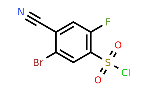 1803562-48-2 | 5-Bromo-4-cyano-2-fluorobenzenesulfonyl chloride