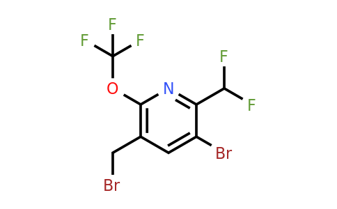 3-Bromo-5-(bromomethyl)-2-(difluoromethyl)-6-(trifluoromethoxy)pyridine