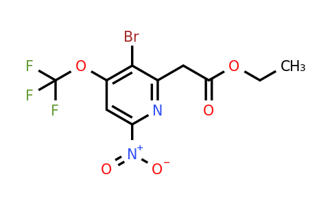 1803614-17-6 | Ethyl 3-bromo-6-nitro-4-(trifluoromethoxy)pyridine-2-acetate