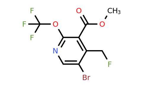 1803615-39-5 | Methyl 5-bromo-4-(fluoromethyl)-2-(trifluoromethoxy)pyridine-3-carboxylate