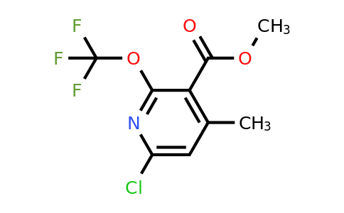 Methyl 6-chloro-4-methyl-2-(trifluoromethoxy)pyridine-3-carboxylate
