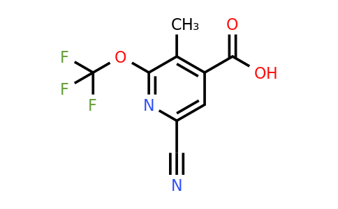 6-Cyano-3-methyl-2-(trifluoromethoxy)pyridine-4-carboxylic acid