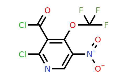 2-Chloro-5-nitro-4-(trifluoromethoxy)pyridine-3-carbonyl chloride