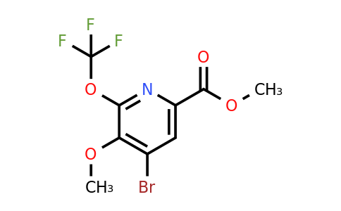 1803629-54-0 | Methyl 4-bromo-3-methoxy-2-(trifluoromethoxy)pyridine-6-carboxylate