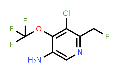 1803633-56-8 | 5-Amino-3-chloro-2-(fluoromethyl)-4-(trifluoromethoxy)pyridine