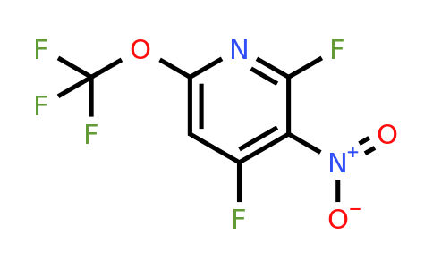 2,4-Difluoro-3-nitro-6-(trifluoromethoxy)pyridine