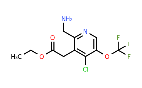 1803636-39-6 | Ethyl 2-(aminomethyl)-4-chloro-5-(trifluoromethoxy)pyridine-3-acetate
