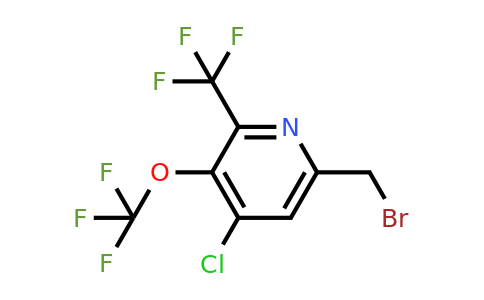6-(Bromomethyl)-4-chloro-3-(trifluoromethoxy)-2-(trifluoromethyl)pyridine