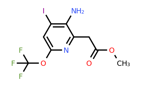 1803642-68-3 | Methyl 3-amino-4-iodo-6-(trifluoromethoxy)pyridine-2-acetate