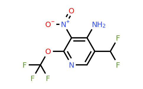 4-Amino-5-(difluoromethyl)-3-nitro-2-(trifluoromethoxy)pyridine