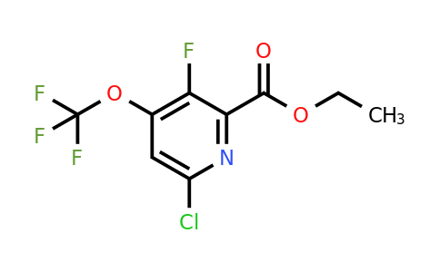 1803646-73-2 | Ethyl 6-chloro-3-fluoro-4-(trifluoromethoxy)pyridine-2-carboxylate