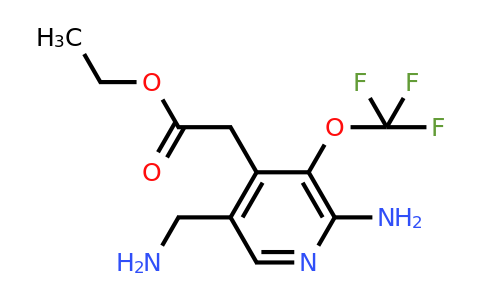 1803647-46-2 | Ethyl 2-amino-5-(aminomethyl)-3-(trifluoromethoxy)pyridine-4-acetate