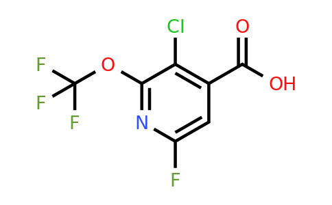 3-Chloro-6-fluoro-2-(trifluoromethoxy)pyridine-4-carboxylic acid