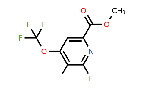 1803654-14-9 | Methyl 2-fluoro-3-iodo-4-(trifluoromethoxy)pyridine-6-carboxylate