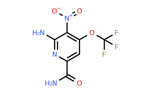 2-Amino-3-nitro-4-(trifluoromethoxy)pyridine-6-carboxamide