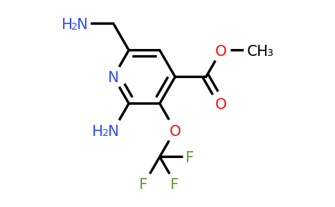 Methyl 2-amino-6-(aminomethyl)-3-(trifluoromethoxy)pyridine-4-carboxylate