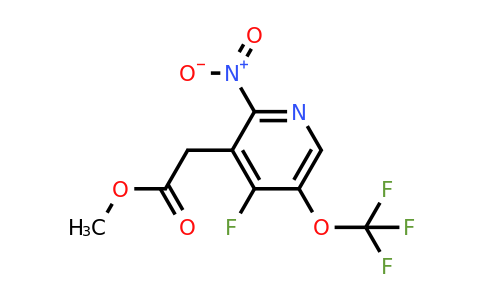 1803657-34-2 | Methyl 4-fluoro-2-nitro-5-(trifluoromethoxy)pyridine-3-acetate