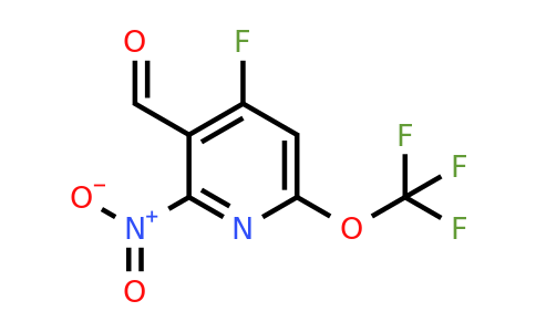 4-Fluoro-2-nitro-6-(trifluoromethoxy)pyridine-3-carboxaldehyde