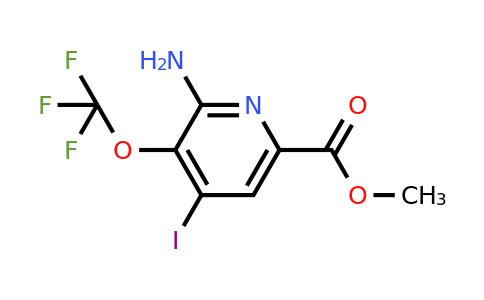 Methyl 2-amino-4-iodo-3-(trifluoromethoxy)pyridine-6-carboxylate