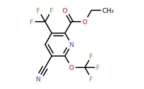 1803667-04-0 | Ethyl 3-cyano-2-(trifluoromethoxy)-5-(trifluoromethyl)pyridine-6-carboxylate