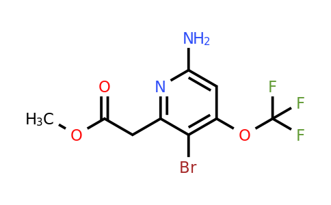 1803677-13-5 | Methyl 6-amino-3-bromo-4-(trifluoromethoxy)pyridine-2-acetate