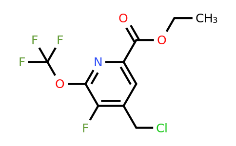 1803682-22-5 | Ethyl 4-(chloromethyl)-3-fluoro-2-(trifluoromethoxy)pyridine-6-carboxylate