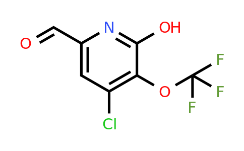 1803687-40-2 | 4-Chloro-2-hydroxy-3-(trifluoromethoxy)pyridine-6-carboxaldehyde