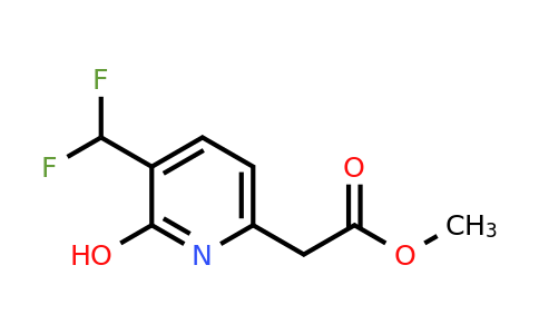1803690-32-5 | Methyl 3-(difluoromethyl)-2-hydroxypyridine-6-acetate