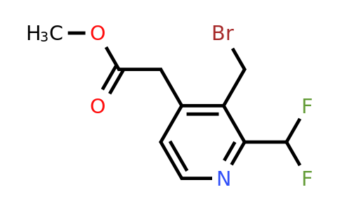 1803693-36-8 | Methyl 3-(bromomethyl)-2-(difluoromethyl)pyridine-4-acetate