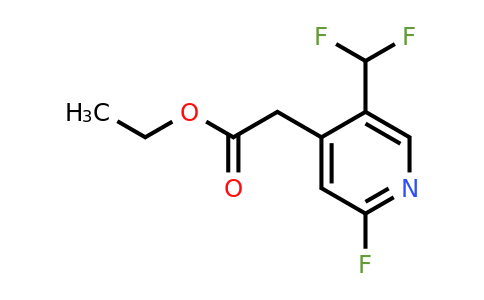 1803694-34-9 | Ethyl 5-(difluoromethyl)-2-fluoropyridine-4-acetate