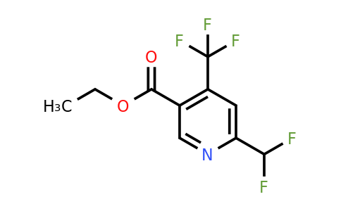 1803695-75-1 | Ethyl 2-(difluoromethyl)-4-(trifluoromethyl)pyridine-5-carboxylate