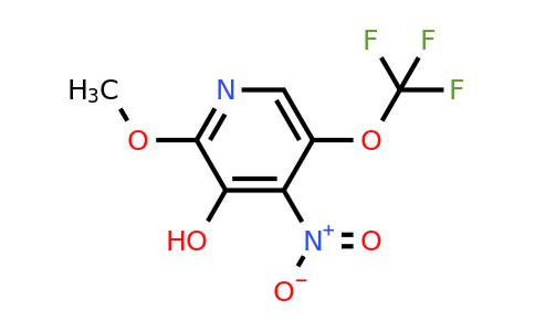 3-Hydroxy-2-methoxy-4-nitro-5-(trifluoromethoxy)pyridine
