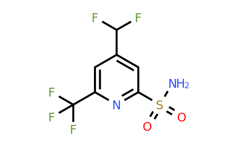 4-(Difluoromethyl)-2-(trifluoromethyl)pyridine-6-sulfonamide