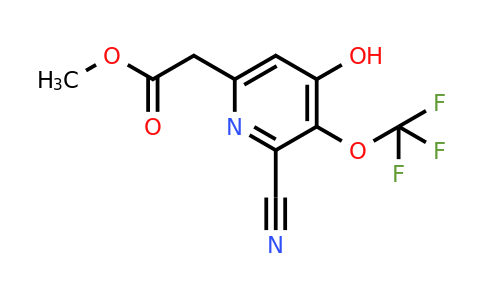 1803704-62-2 | Methyl 2-cyano-4-hydroxy-3-(trifluoromethoxy)pyridine-6-acetate