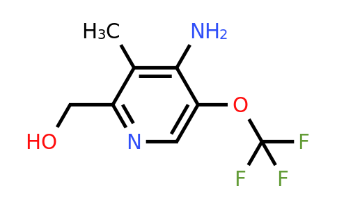 4-Amino-3-methyl-5-(trifluoromethoxy)pyridine-2-methanol