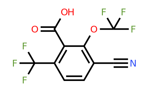 1803706-38-8 | 3-Cyano-2-trifluoromethoxy-6-(trifluoromethyl)benzoic acid